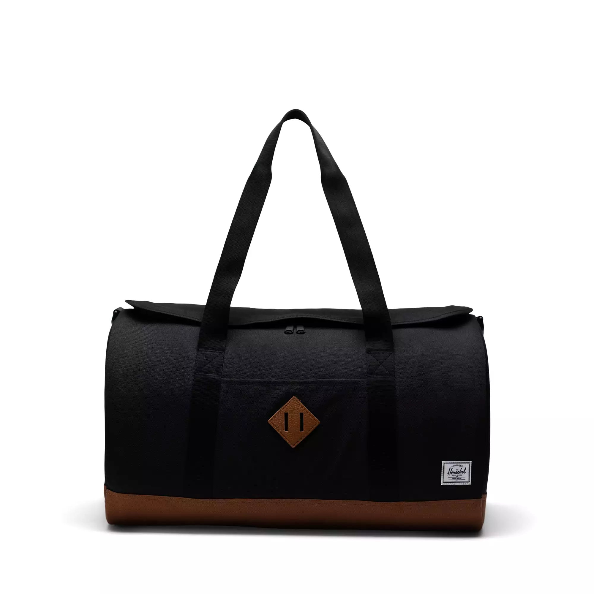 Herschel Heritage Duffle Black/Saddle Brown