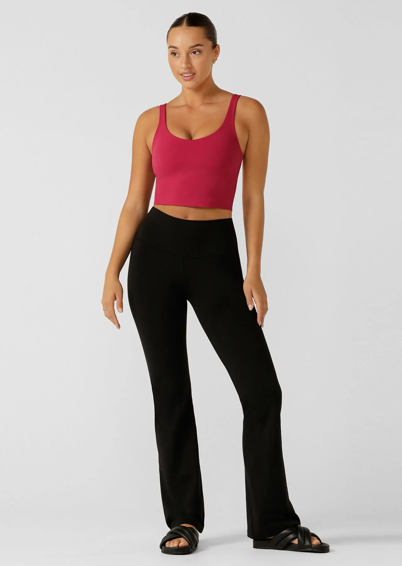 Hi-Fold Lotus Bootleg Pant | Pants | Lorna Jane Australia