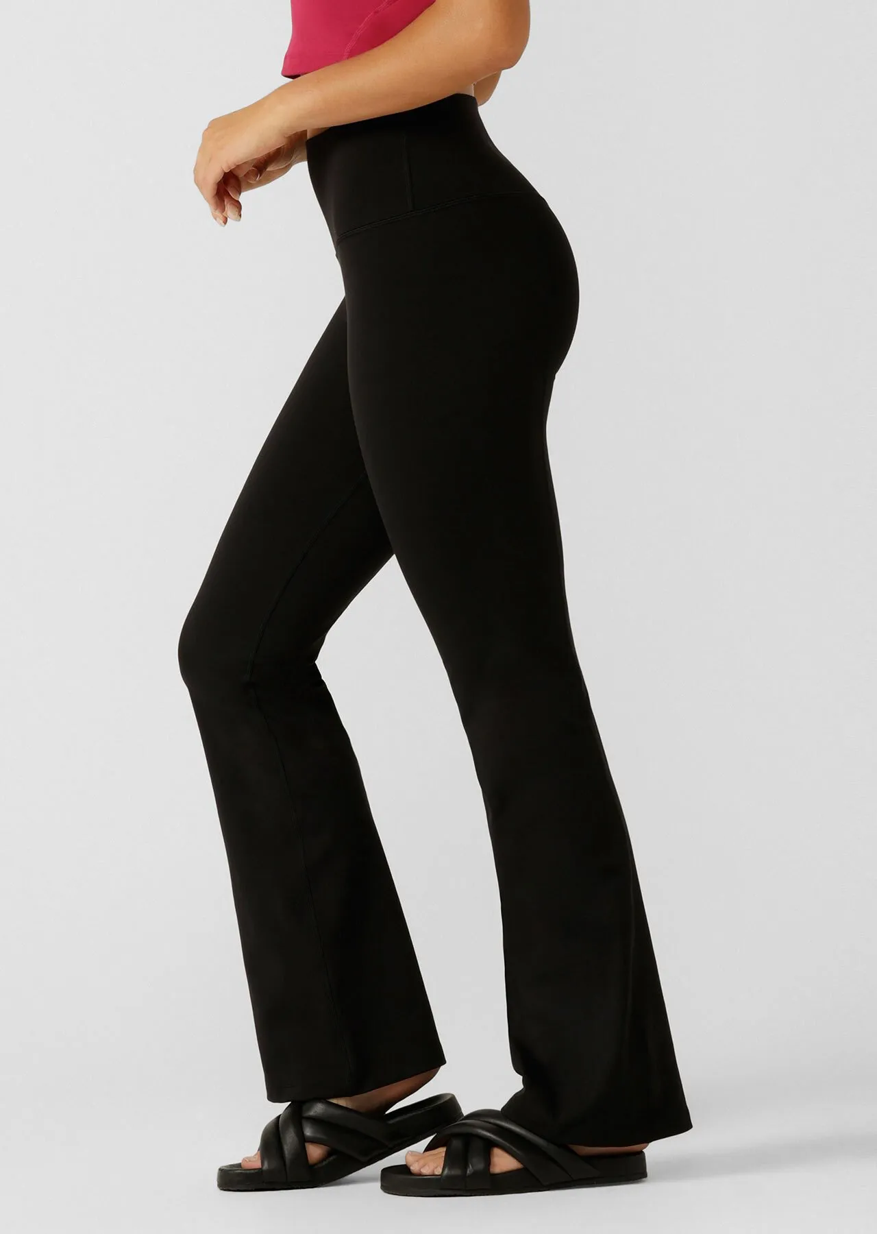 Hi-Fold Lotus Bootleg Pant | Pants | Lorna Jane Australia