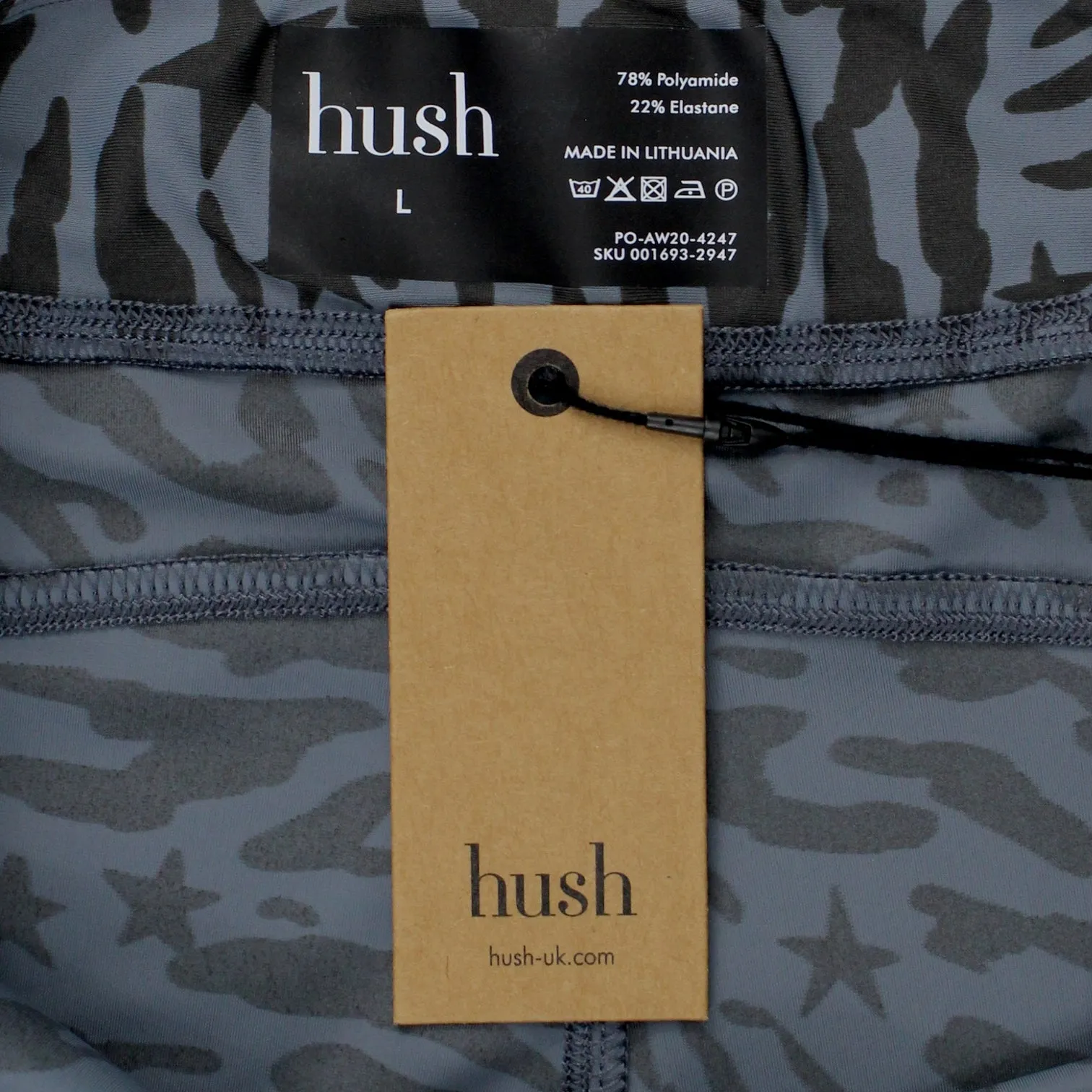 Hush Grey Animal Print Active Leggings