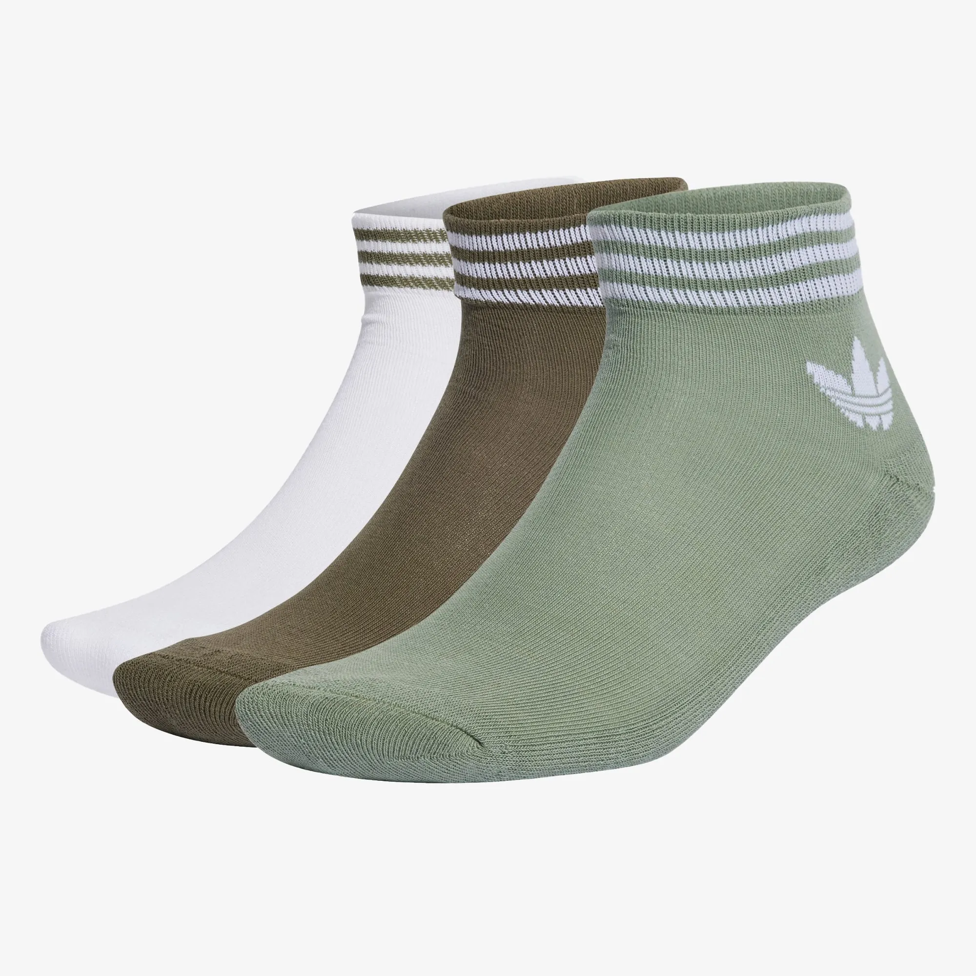 ISLAND CLUB TREFOIL ANKLE SOCKS 3 PAIRS