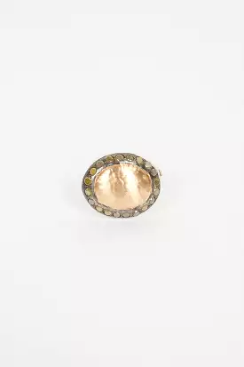 Jewel Ring Yellow Gold/Icy Yellow Diamond