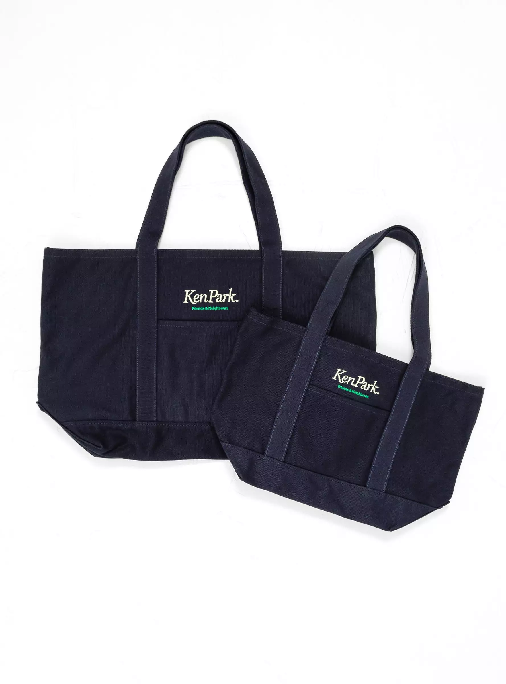 Ken Park Market Tote Bag Large Navy