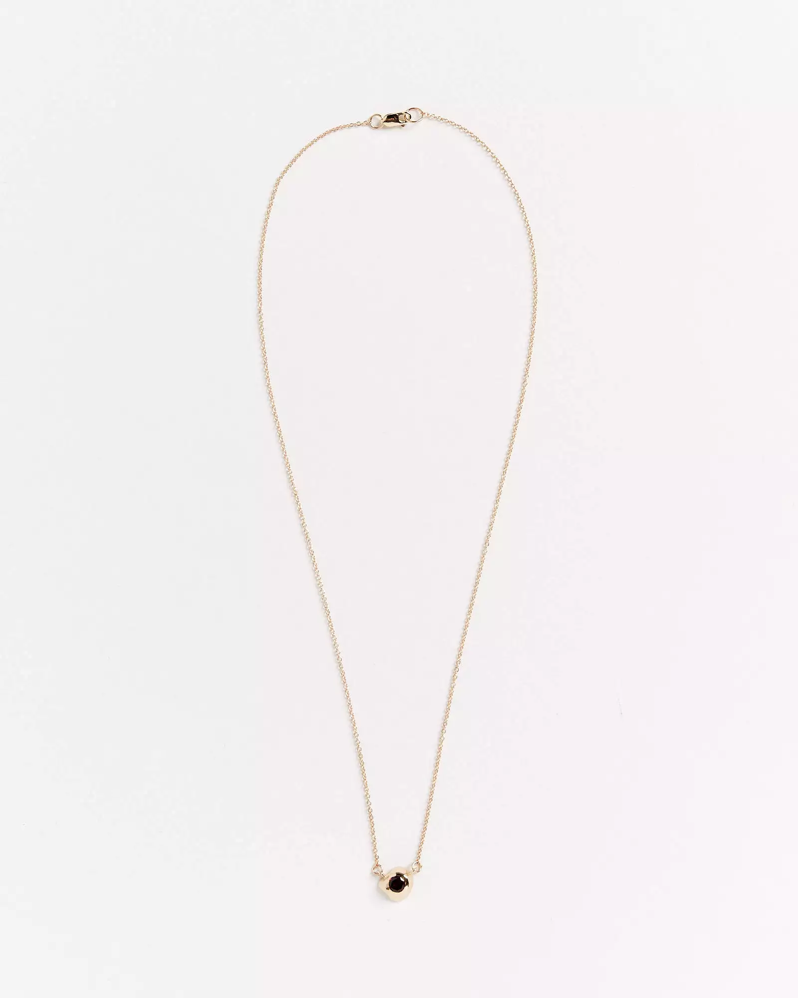 Kira Necklace in 14K Gold/Garnet