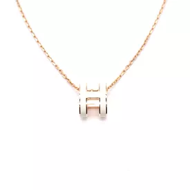 Lacquered Gold Pop H Pendant S 135679