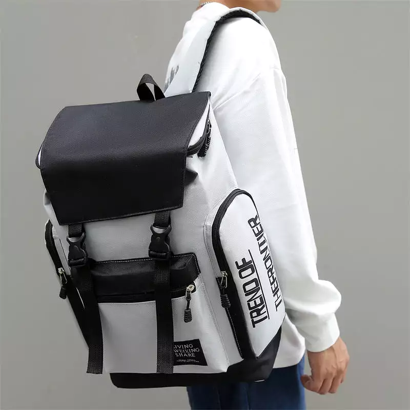 Large-capacity fashionable and cool travel backpack