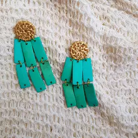 Leanna Earrings in Turquoise