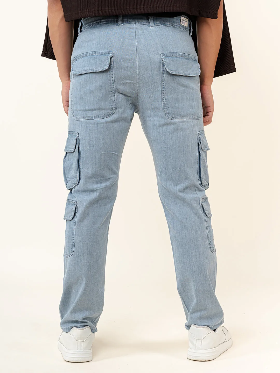 Light Blue Cargo Jeans