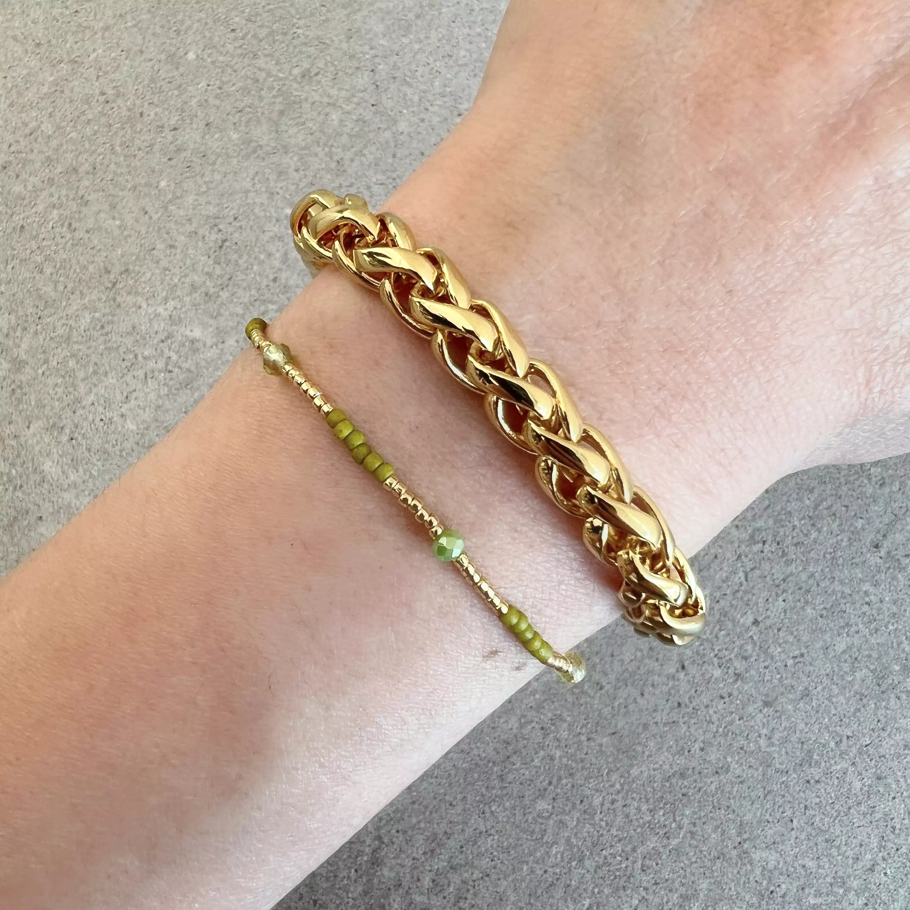 Liquid Gold Bracelet, Gold