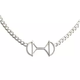 Lock Link Necklace Silver