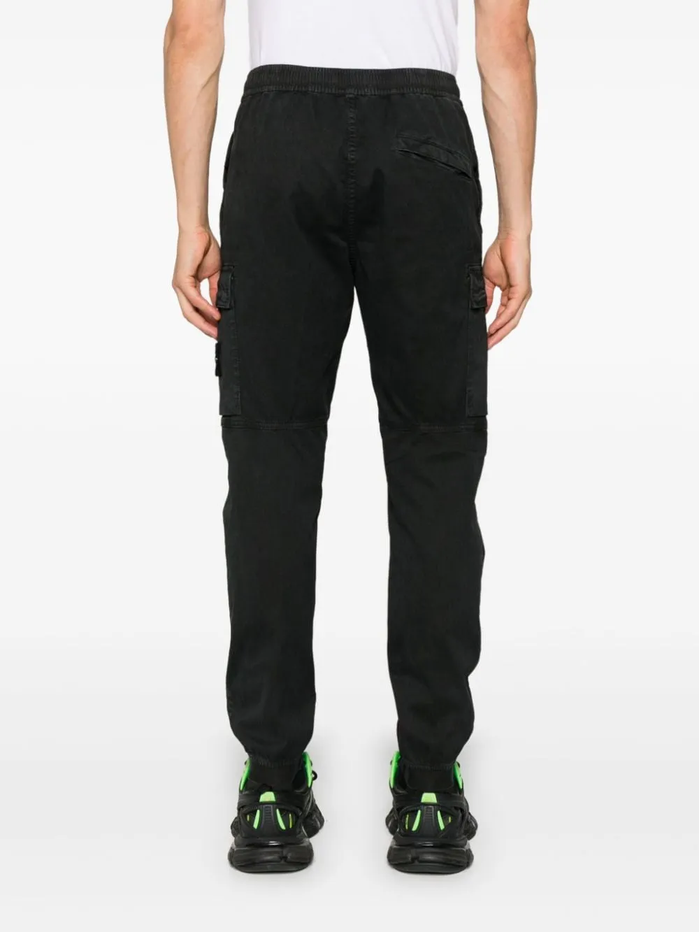 LOGO COTTON CARGO TROUSERS