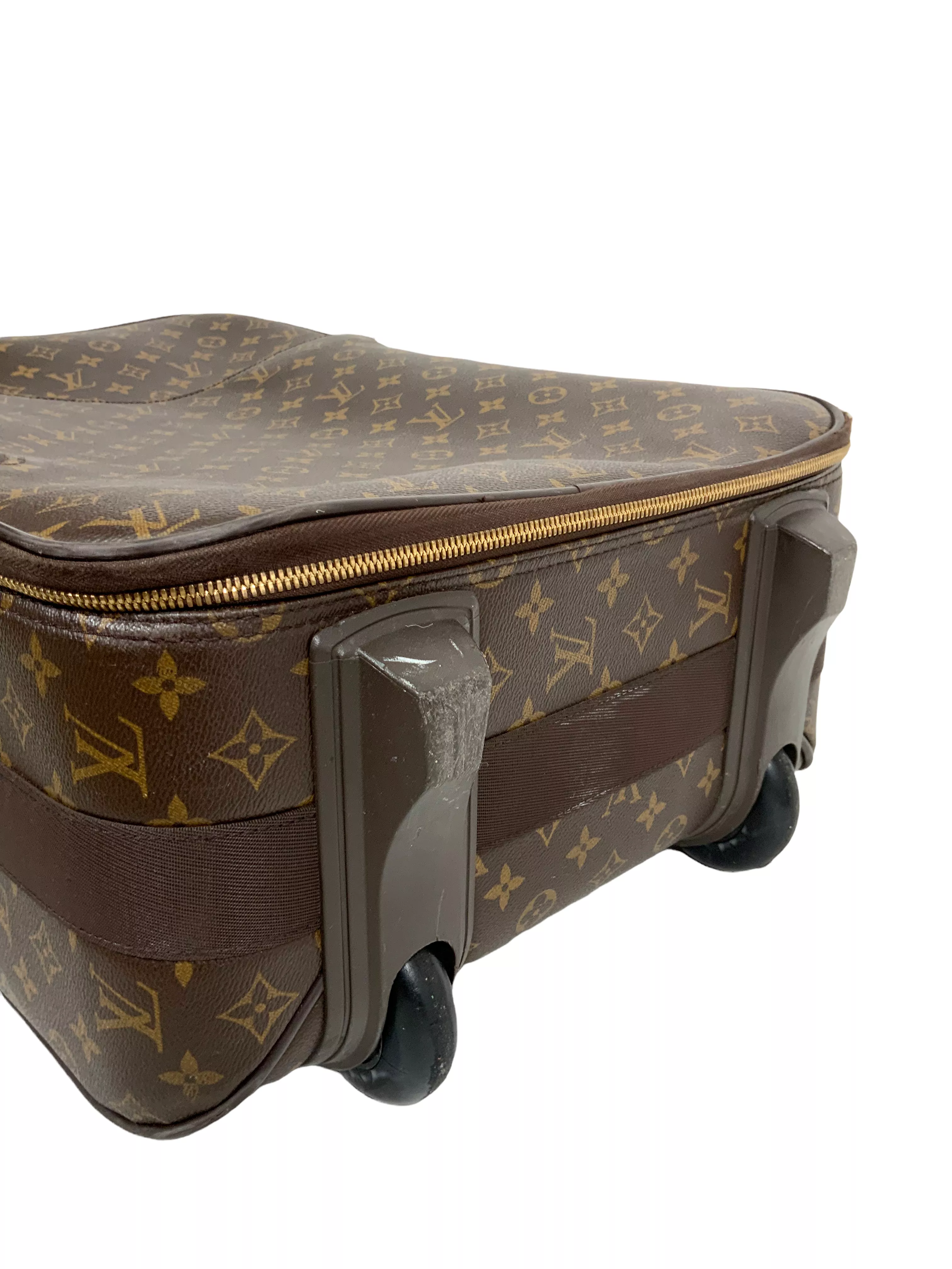 Louis Vuitton Pegase 50 Monogram Canvas Rolling Suitcase Travel Bag