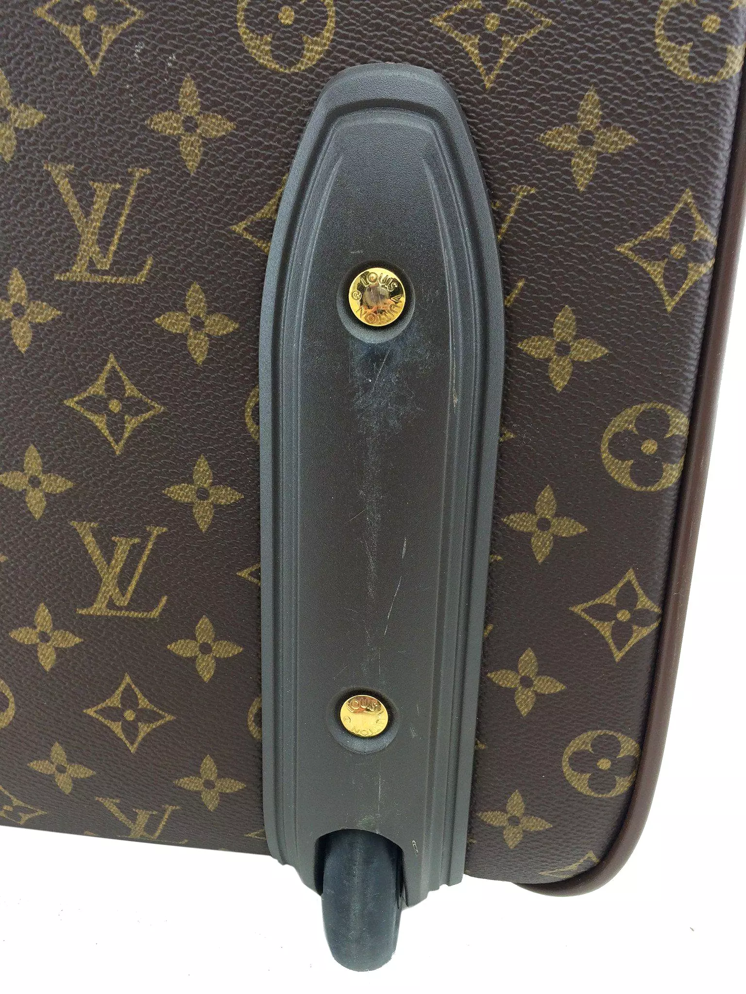 Louis Vuitton Pegase 50 Monogram Canvas Rolling Suitcase Travel Bag