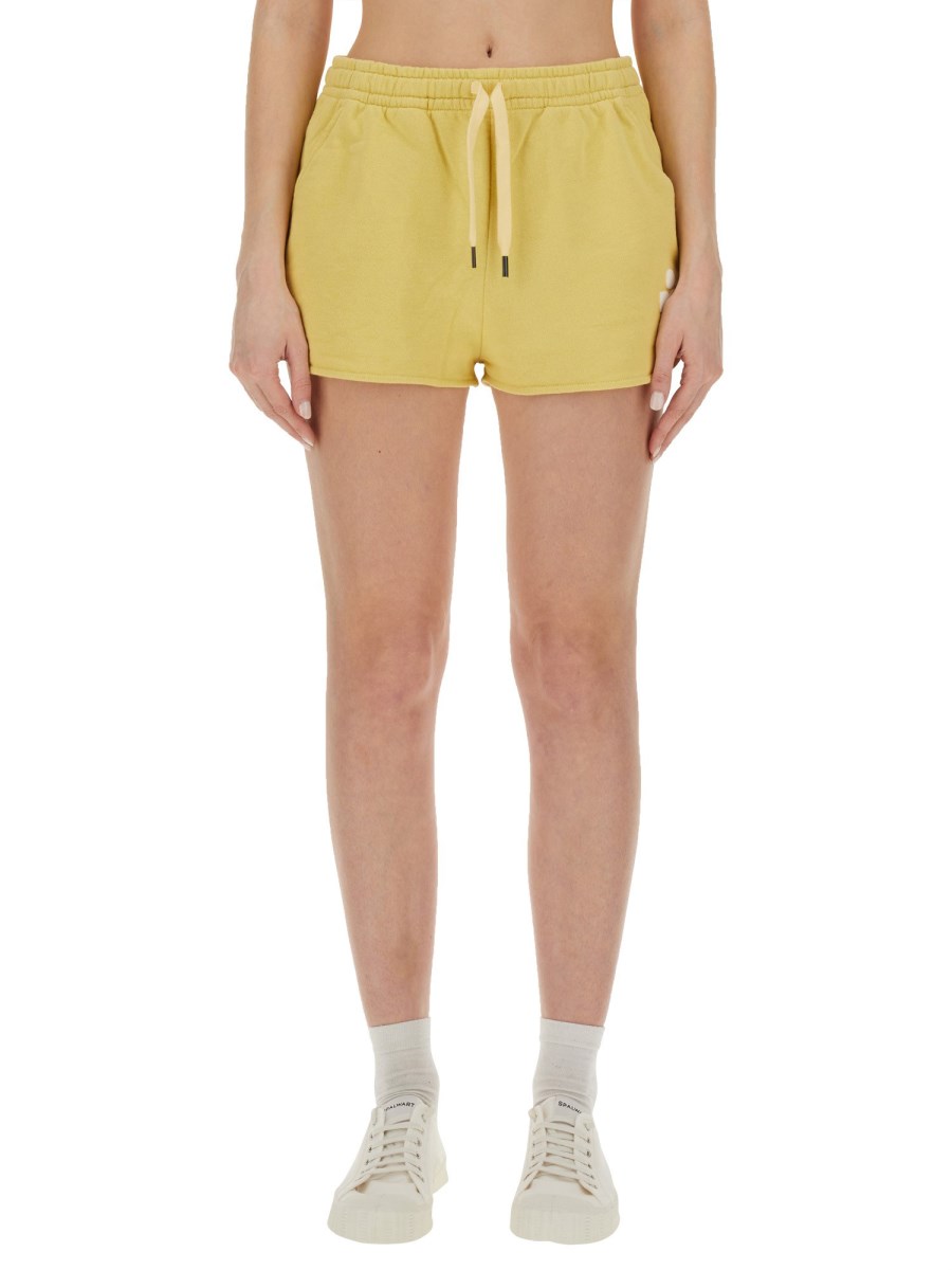 MARANT ÉTOILE    COTTON FLEECE MIFA SHORTS