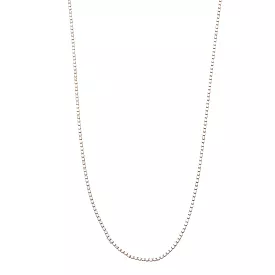 Mini 14K Gold and Diamond Tennis Necklace Invisible Setting