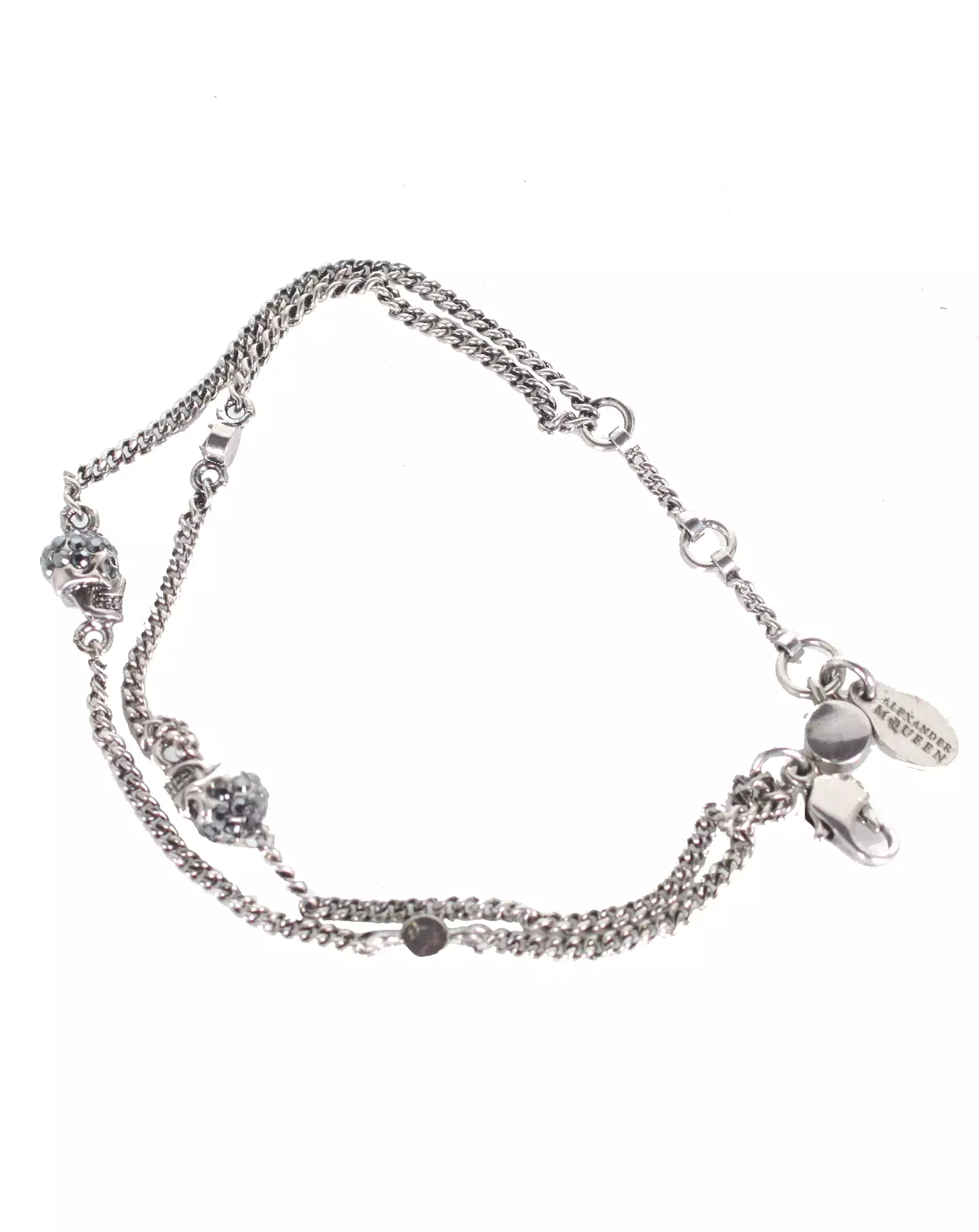 Multi Chain Bracelet, Silver