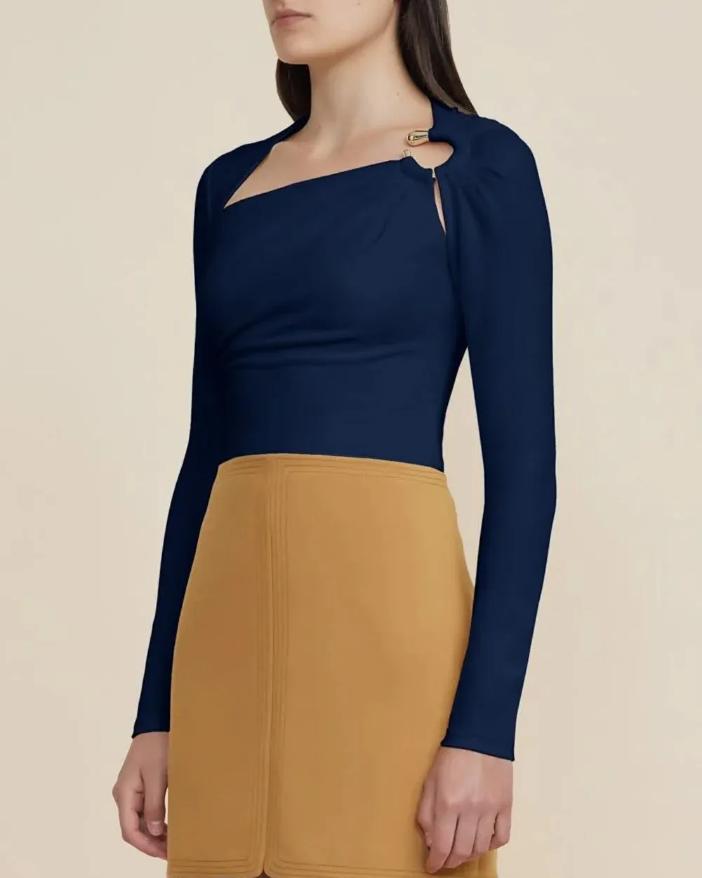 Navy Anderston Top