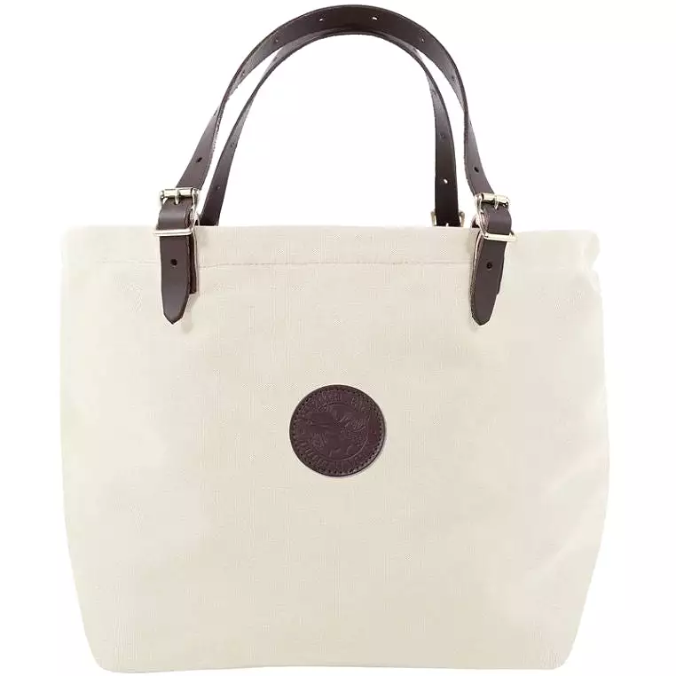 NEW! White Market Tote Made in USA B-130