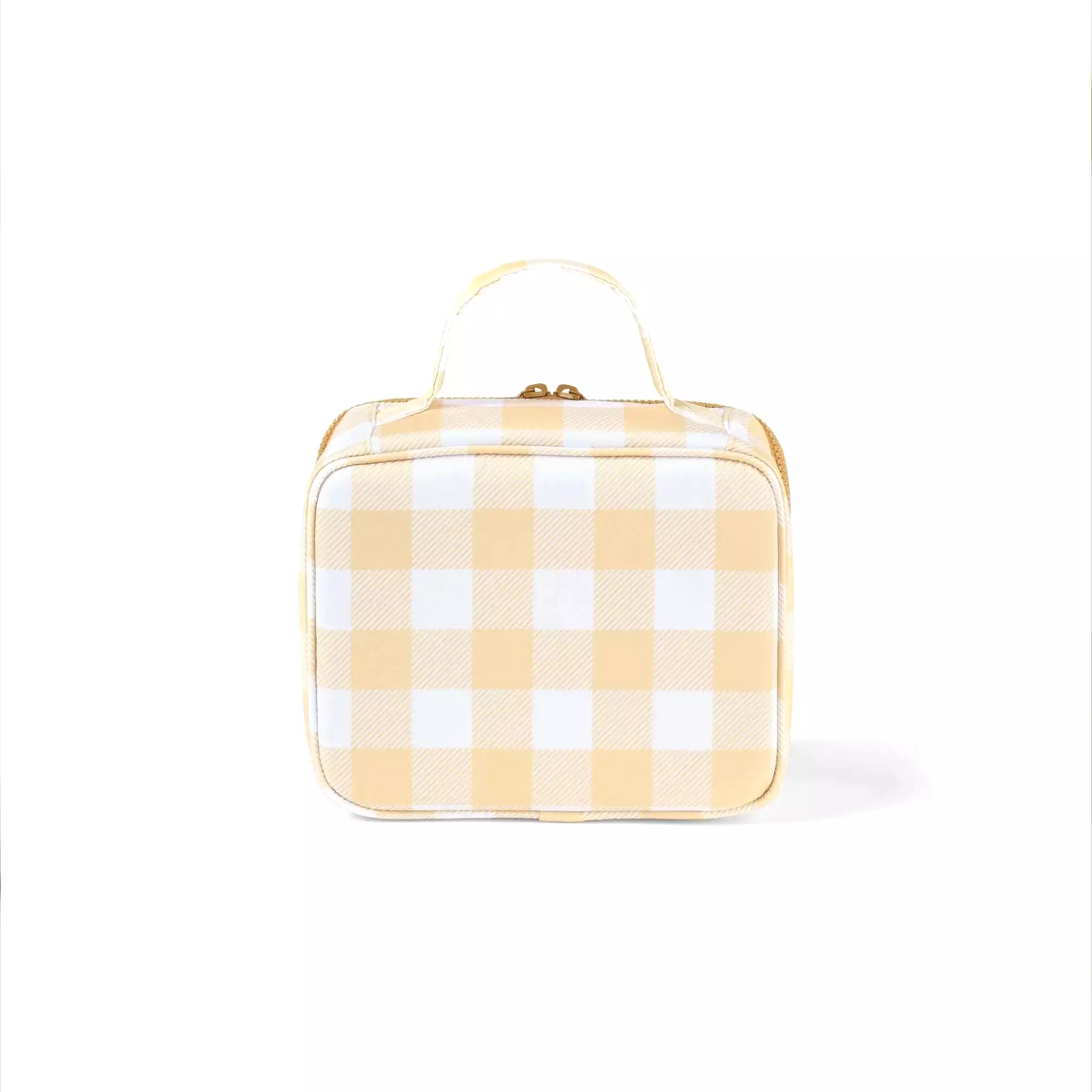 OiOi Insulated Lunch Bag Mini- Beige Gingham