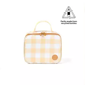 OiOi Insulated Lunch Bag Mini- Beige Gingham