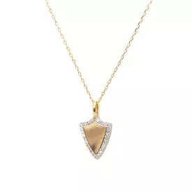 Pavé Shield Necklace