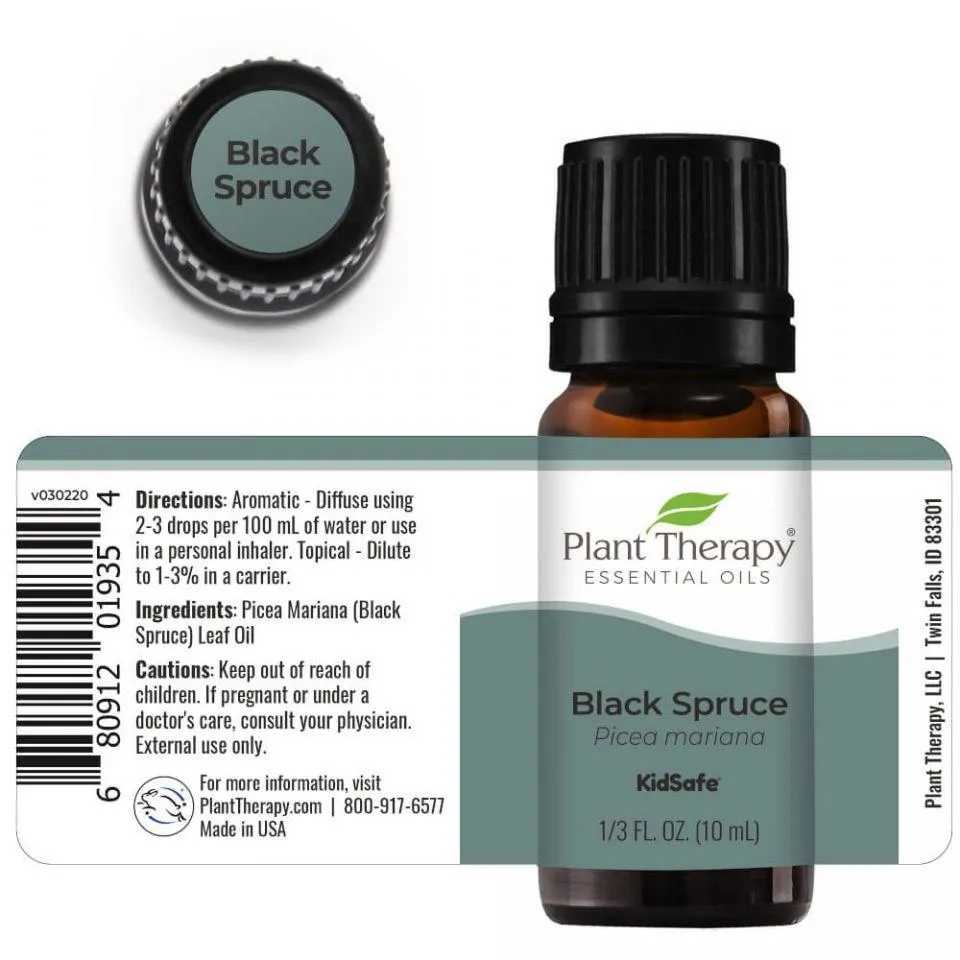 Plant Therapy Spruce Black Essential Oil