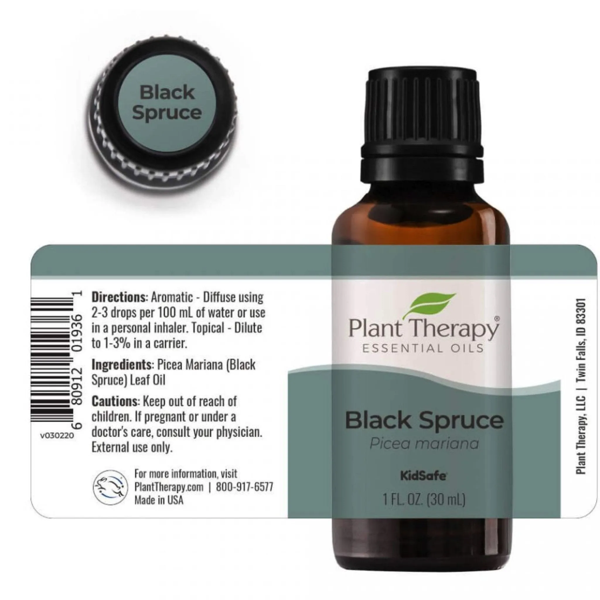 Plant Therapy Spruce Black Essential Oil