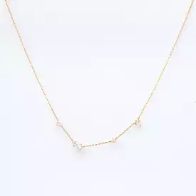 Premier Amigos Diamond Station Necklace