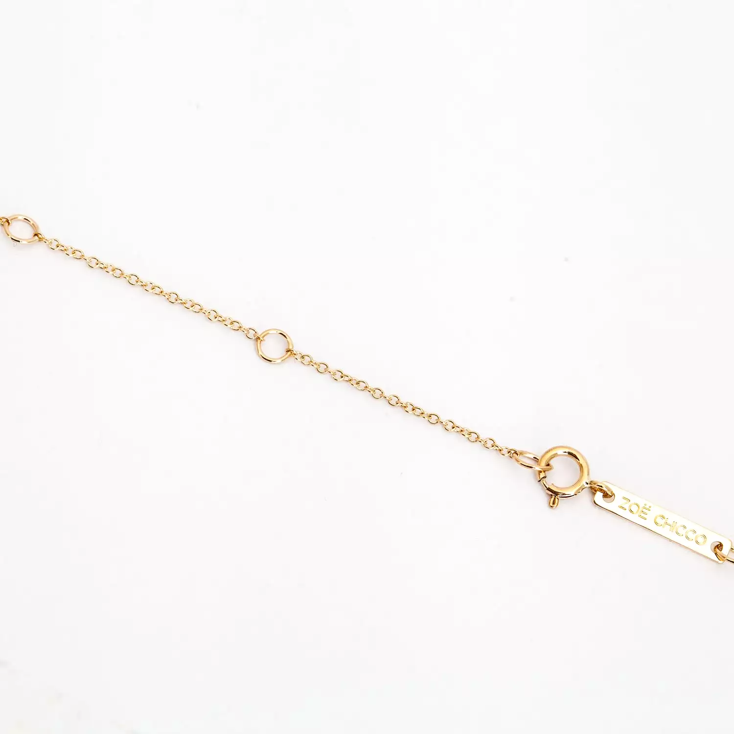 Princess Diamond & Pavé Bar Necklace