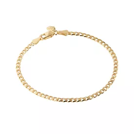 Saffi Bracelet Medium, Gold High Polished