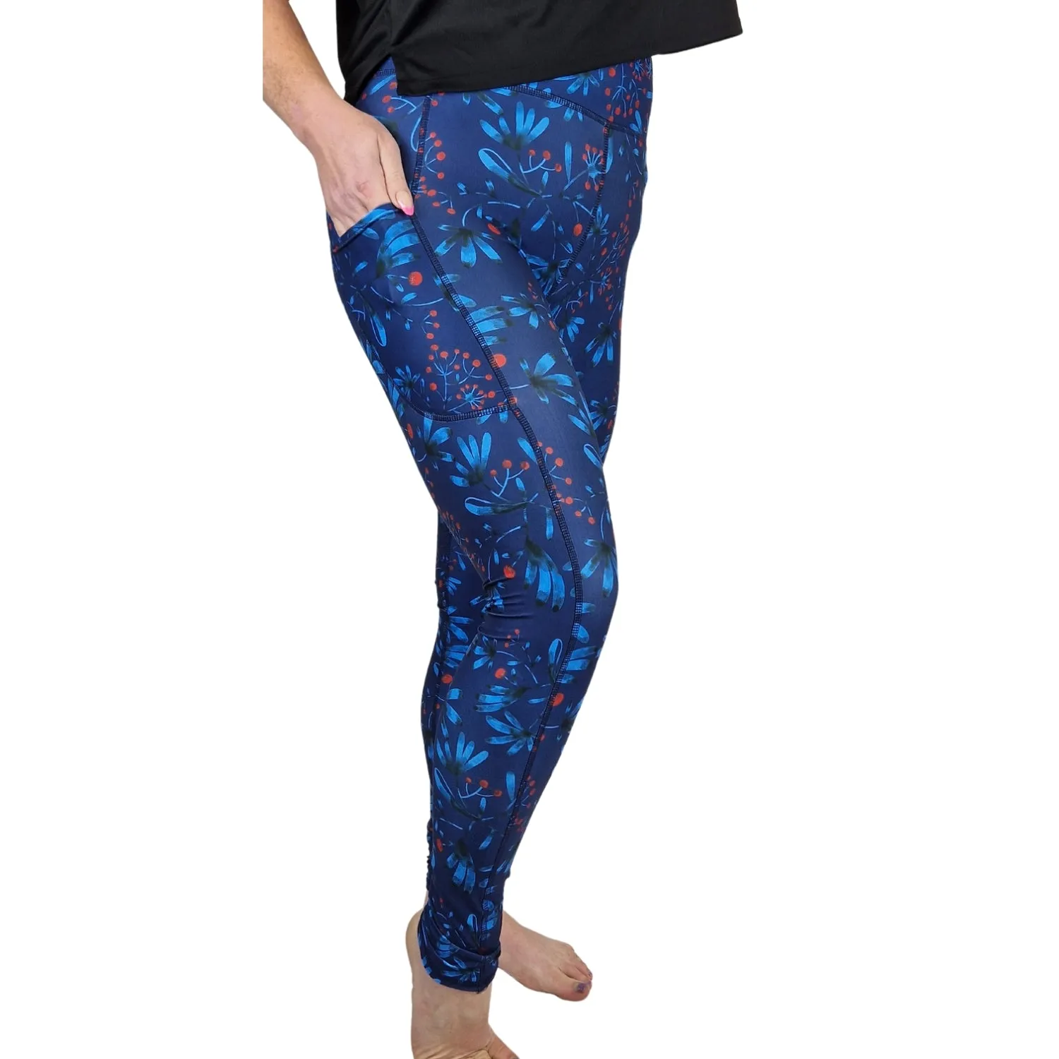 SCULPT Yoga Leggings- Frozen Berries