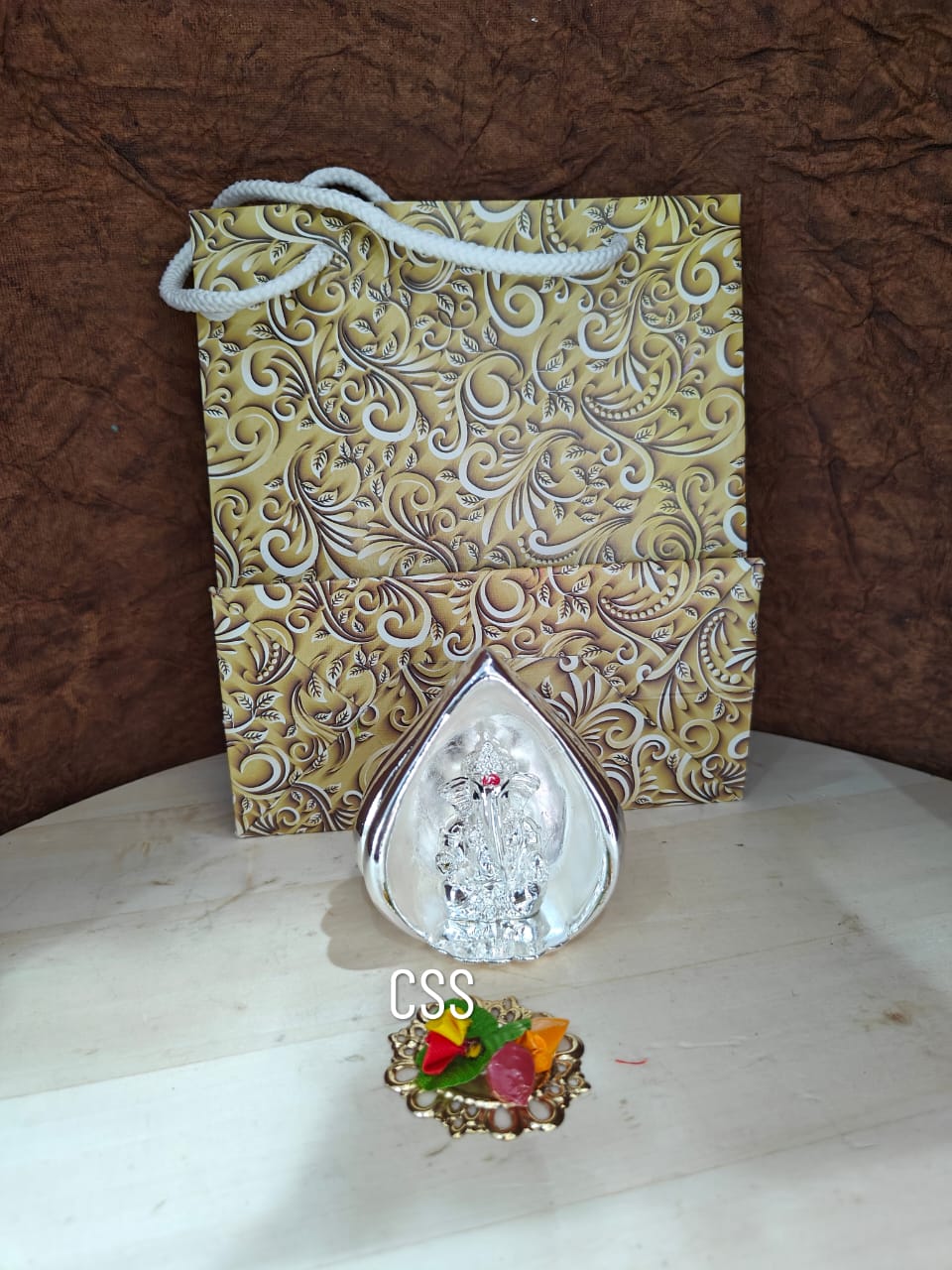 Set of 5 , Modak Ganesha with Bags For Return Gifts-CZY001MG