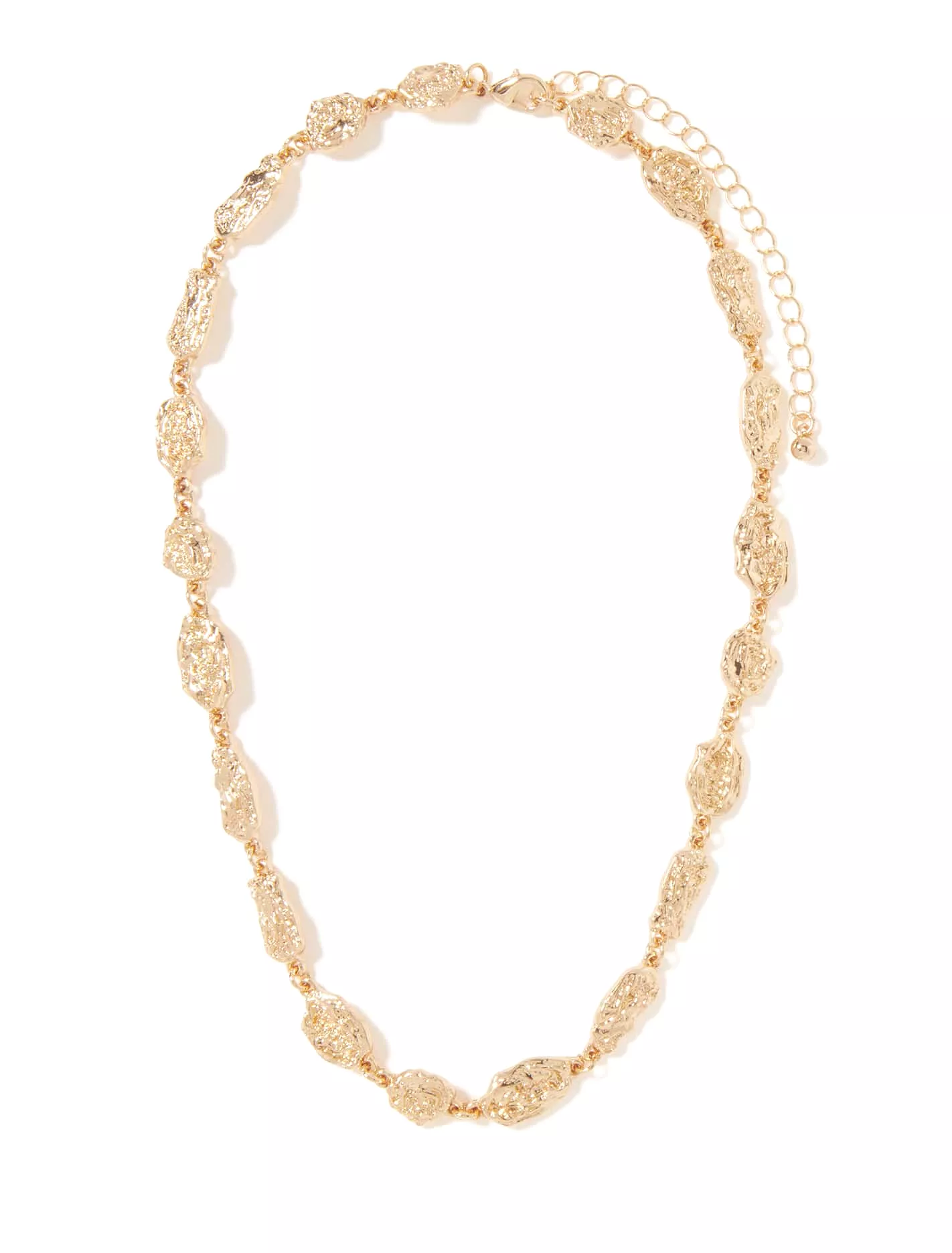 Signature Priscilla Textured Disc Necklace