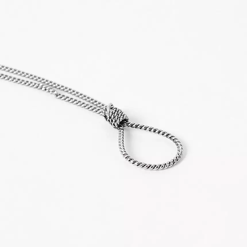 Silver Lasso Net Chain Necklaces for Men Korean Style Jewelry Kpop Idol Fashion Accessories Chic Celebrity