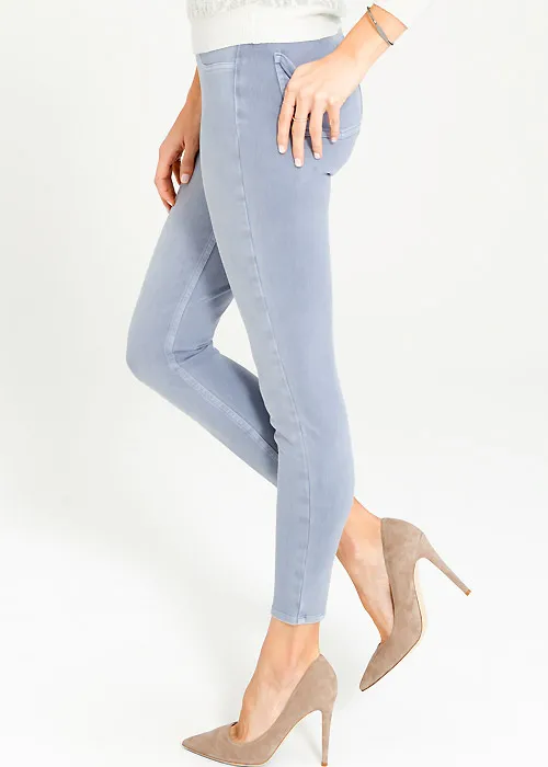 Spanx Cropped Blue Tide Leggings ()