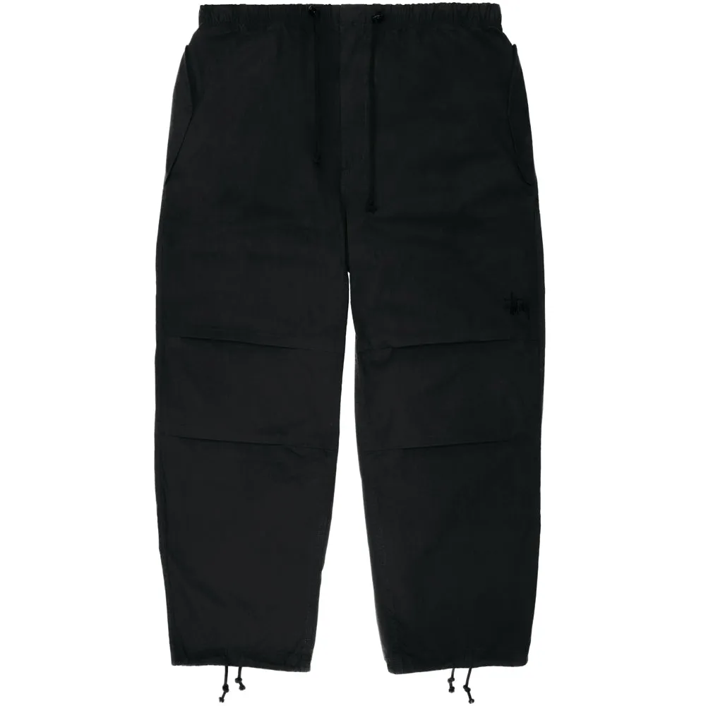 STSSY NYCO OVER TROUSERS // BLACK