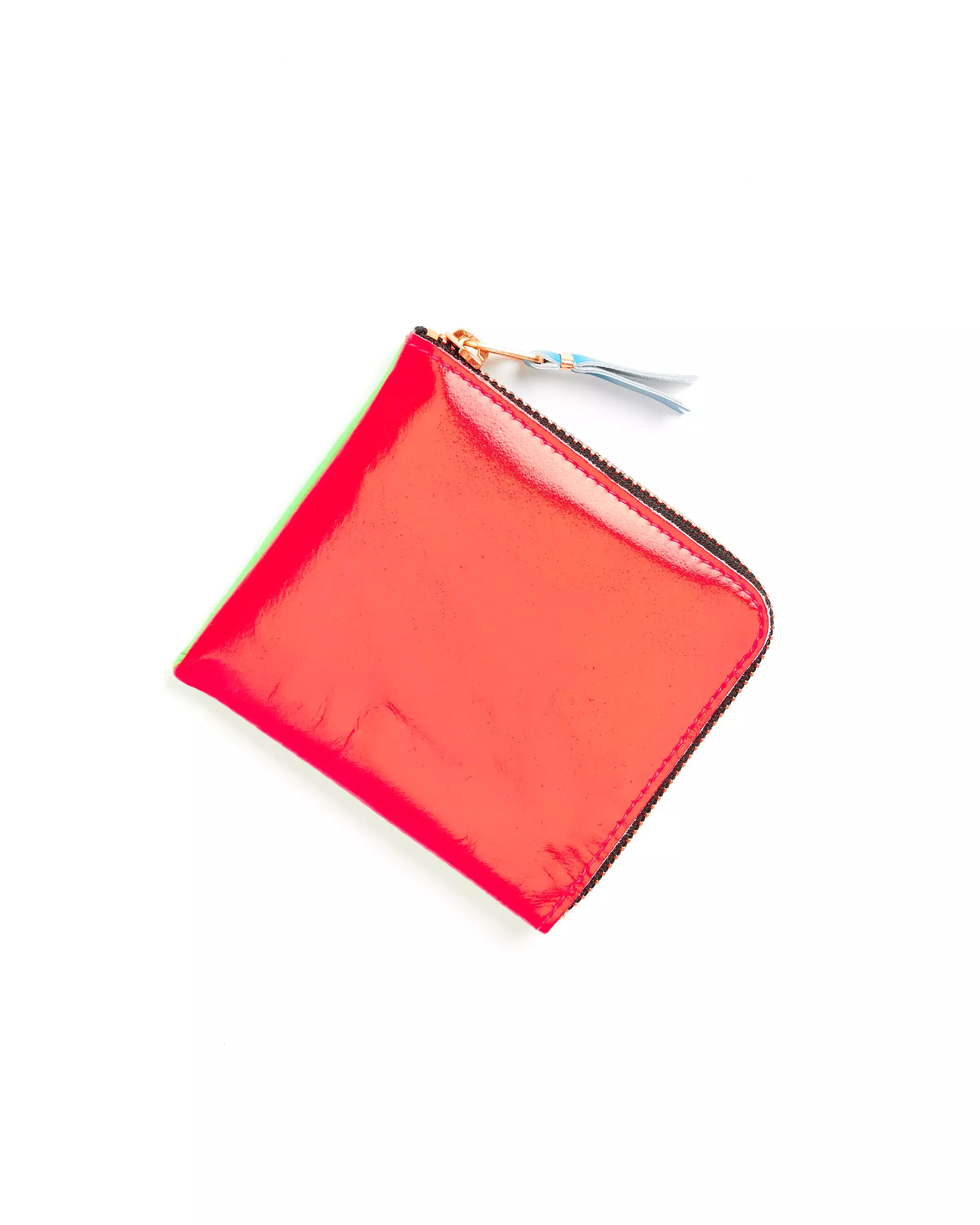 Super Fluo Half Zip Wallet in G/OR