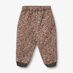 Thermo Pants Alex | Baby - raven wild flowers