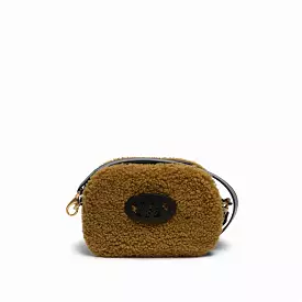 Tina | Leather and fur shoulder bag mini