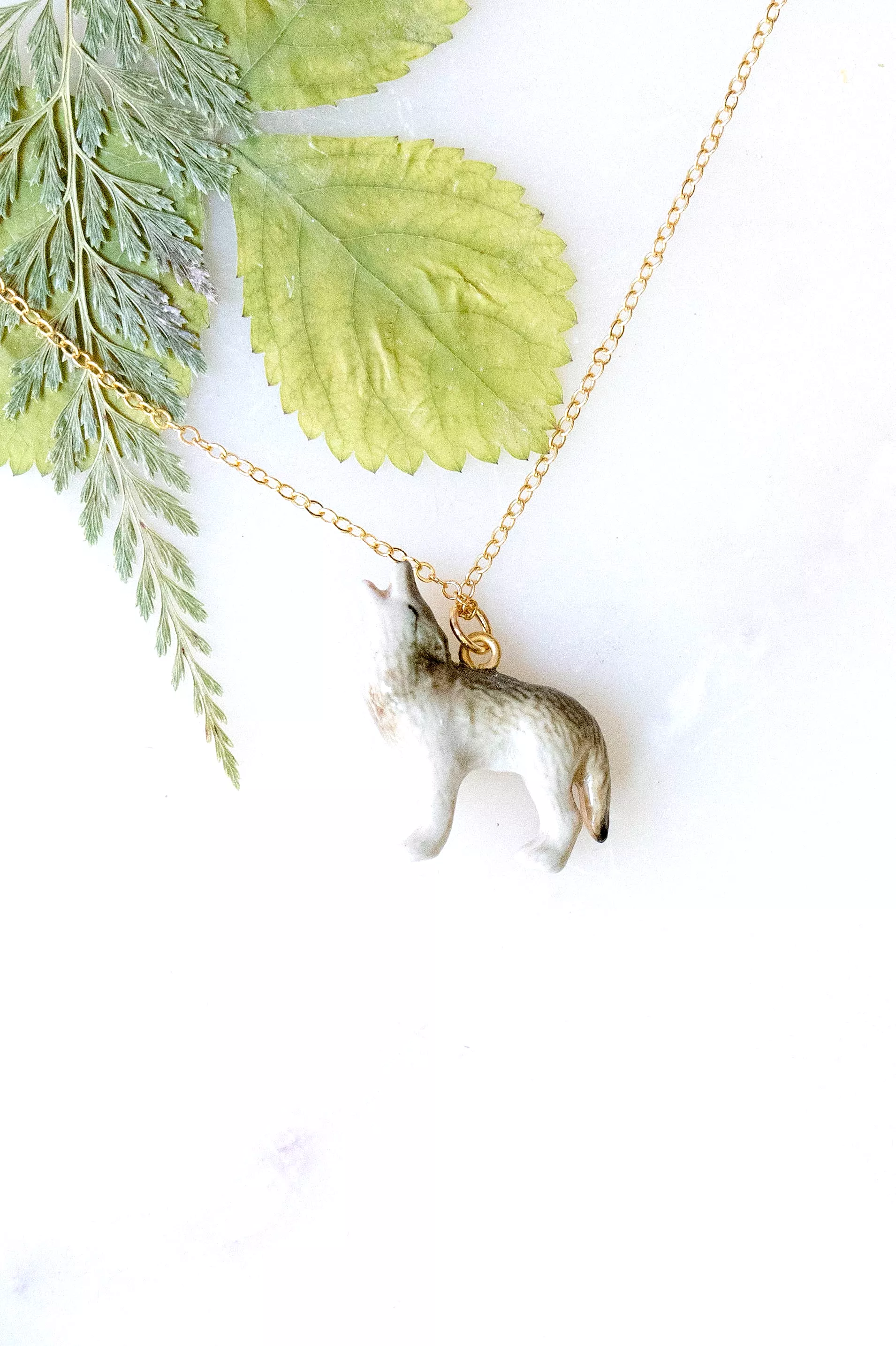 Tiny Coyote Necklace