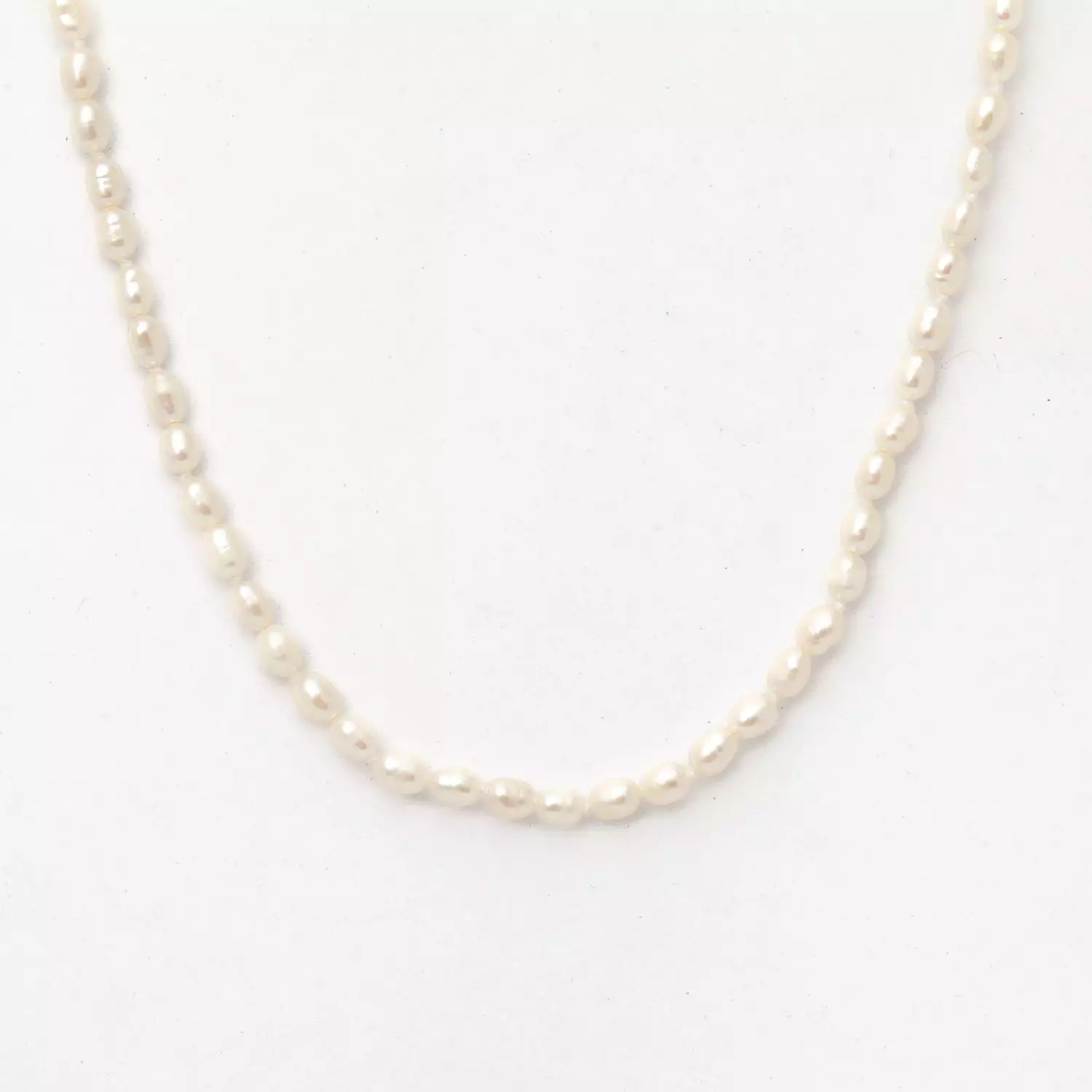 Tiny Seed Pearl Necklace