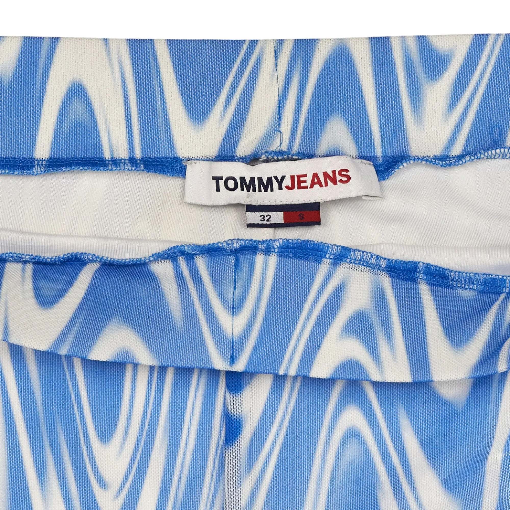 Tommy Jeans Blue Psychedelic Flare Pant