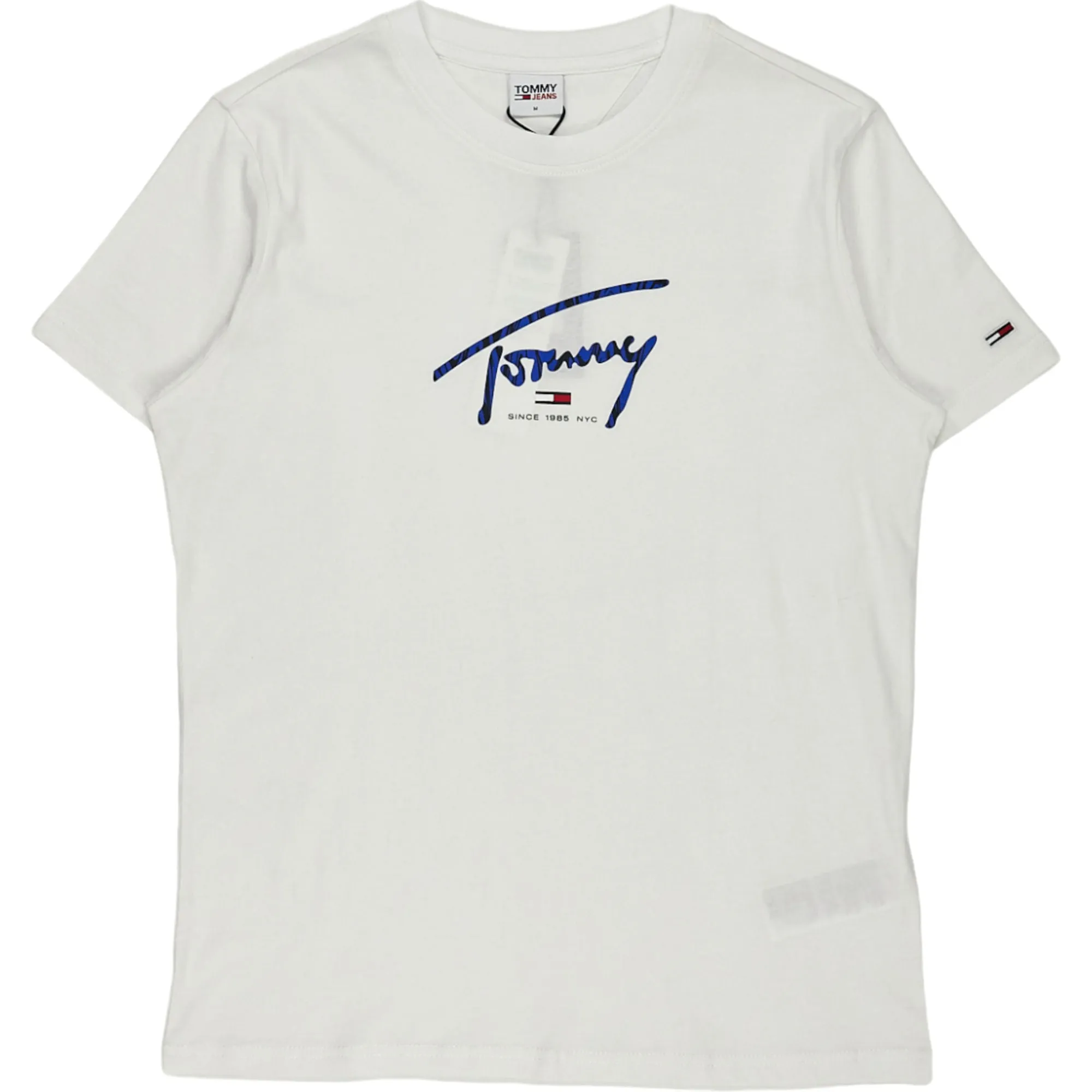 Tommy Jeans White Psychedelic Signature Tee