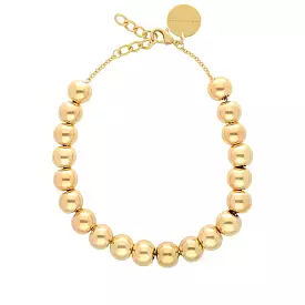 Vanessa Baroni Small Beads Gold Necklace