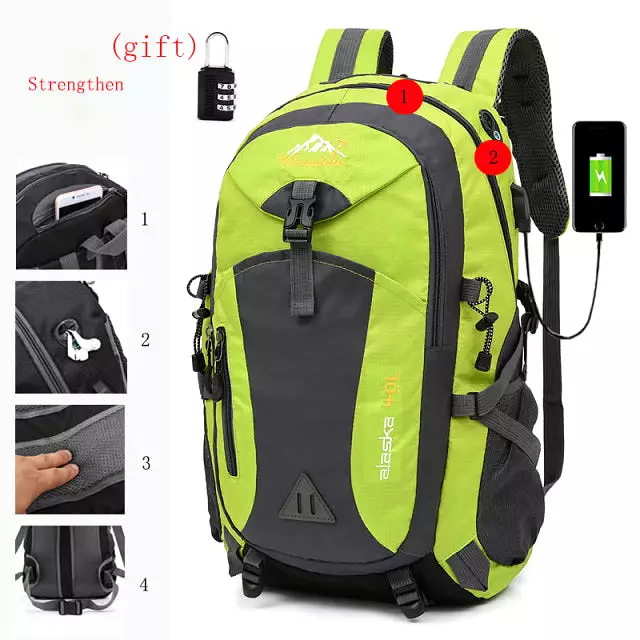 Waterproof Backpack Men Riding Sport Bags Outdoor Camping Travel Backpacks