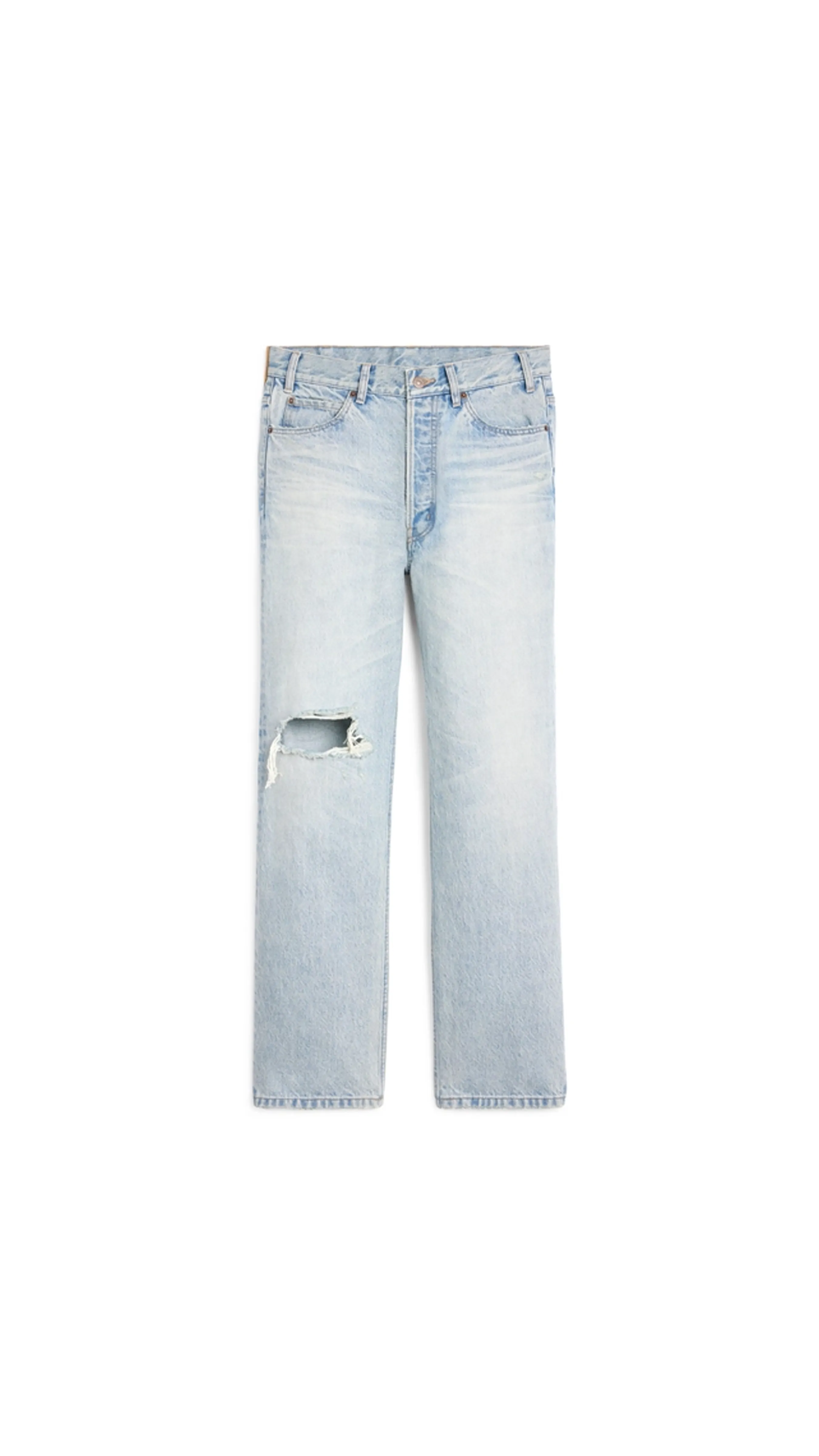 Wesley Jeans In Breezy Point Wash Denim -  Breezy Point